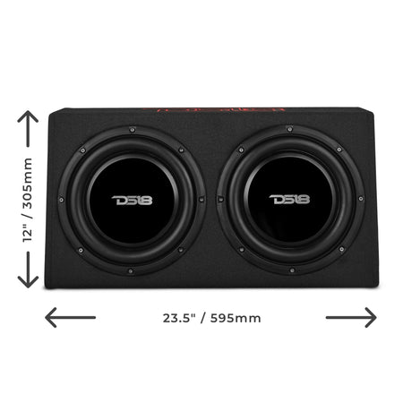 DS18 PU210A 10-inch amplified truck subwoofer enclosure - view 3