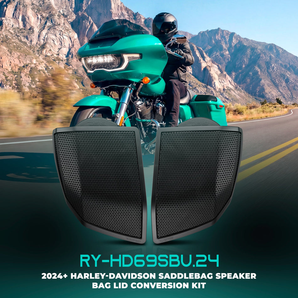 DS18 RY-HD69SBU.24 Harley saddlebag speaker lid kit - view 2