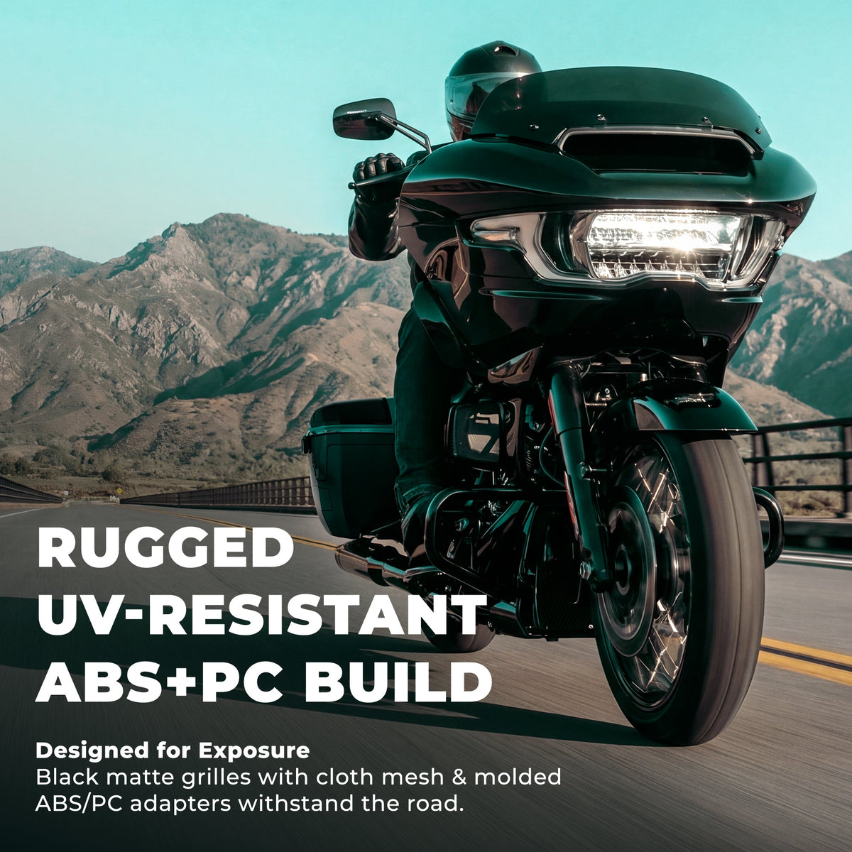 DS18 RY-HD69SBU.24 Harley saddlebag speaker lid kit - view 4
