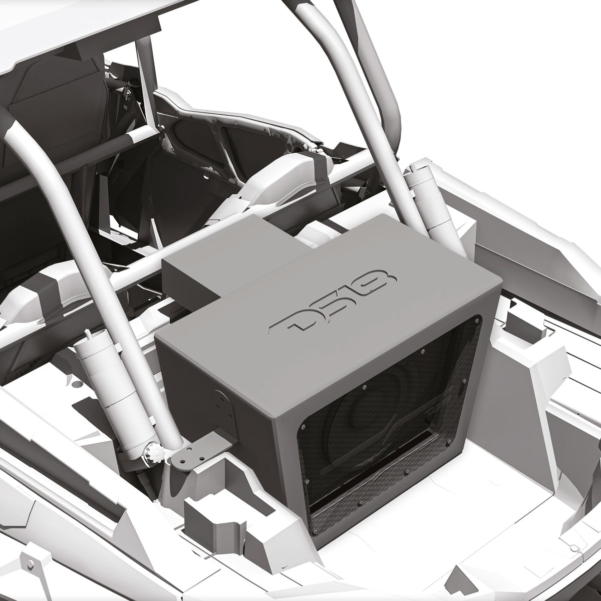 DS18 RZR-RCSUB10LD Polaris RZR loaded 10-inch bandpass enclosure - view 2