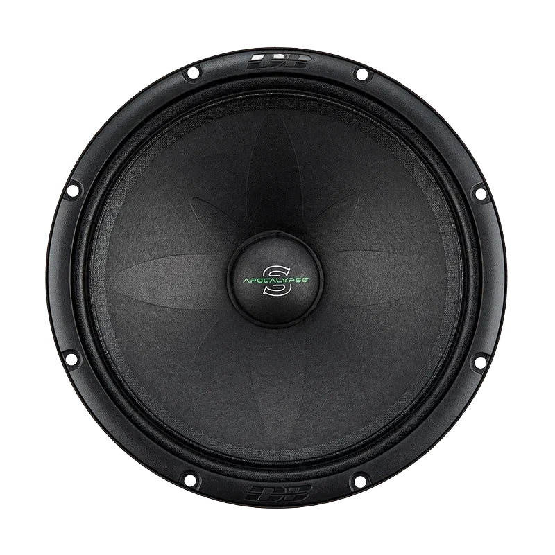 Deaf Bonce Apocalypse AP-M101SE PRO, straight front view showing cone, vents and badge