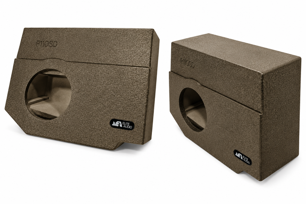 Elite Audio Single 10" Sealed Sub Box RAM Quad Cab 02-18
