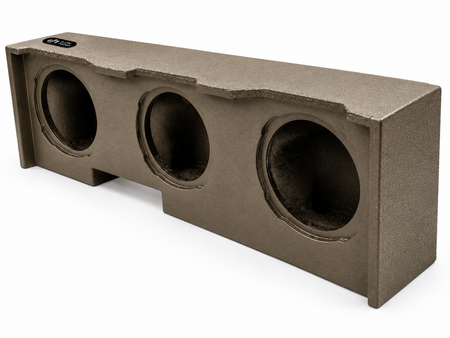 Triple 10" Sealed Subwoofer Box, Silverado Crew Cab 2019+