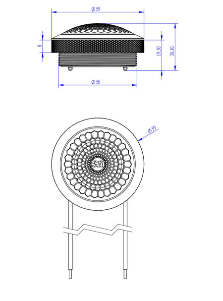 Sundown Audio SA-1T 1-inch silk dome tweeters - view 7