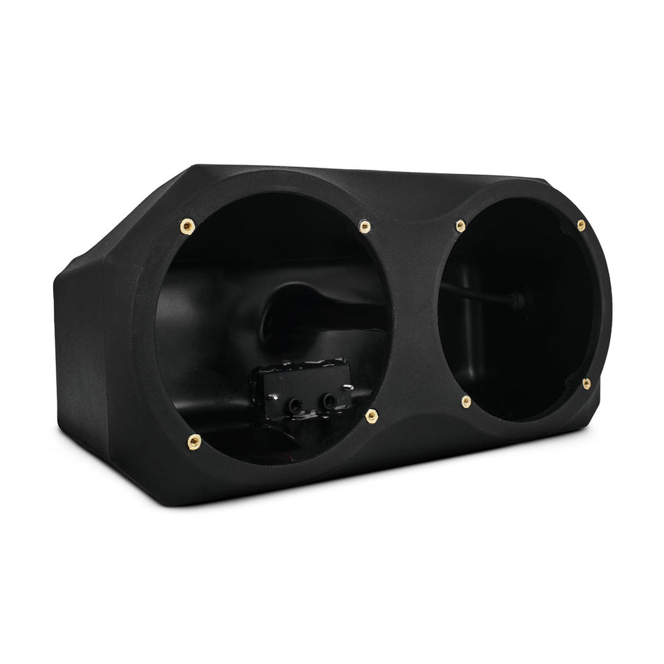 DS18 SLG-20UPFSUB6 Polaris Slingshot Under Dash Empty Enclosure fits 2 x 6.5" Subwoofers | 2020+