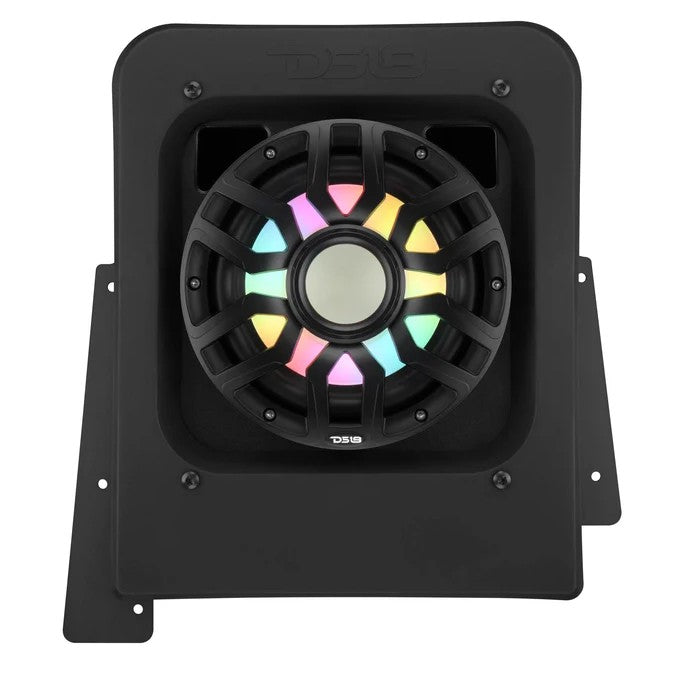 Polaris Slingshot Rear Subwoofer Enclosure Loaded with NXL-IQSUB10/BK and Digital LED Lights | Fits Either Passenger or Driver Side | 2015 - Current
