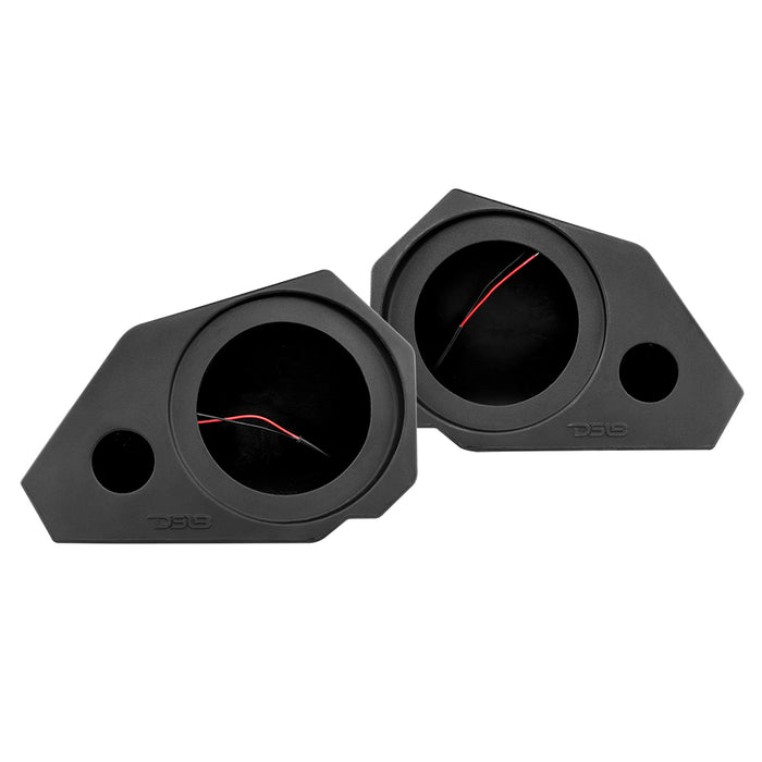 Polaris Slingshot Side Panel 2 X 6.5" Empty Enclosure - Waterproof Slingshot Kick Panels Speaker Pods Unloaded - Pair
