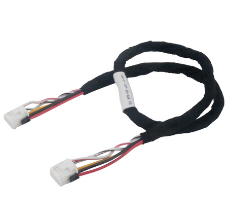 Stinger SRK-JK11HX kit, short wrapped wiring harness with two white connectors