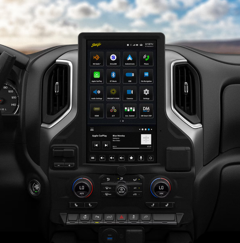 Stinger SRX-GM19128 HORIZON12 Chevy Silverado/ GMC Sierra (2019-2023) 12.8" Full Integration Kit
