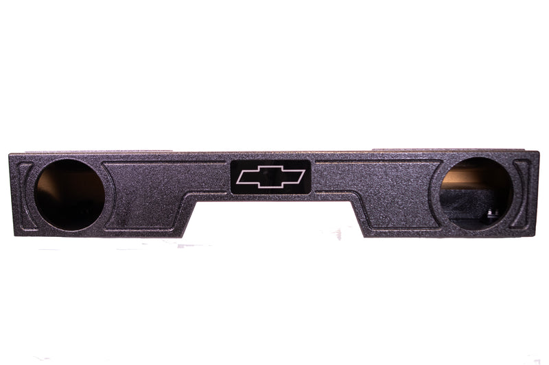 2014-2018 Chevy Silverado & GMC Sierra Extended Cab V-shape for two 8” sub woofers Ported Enclosure