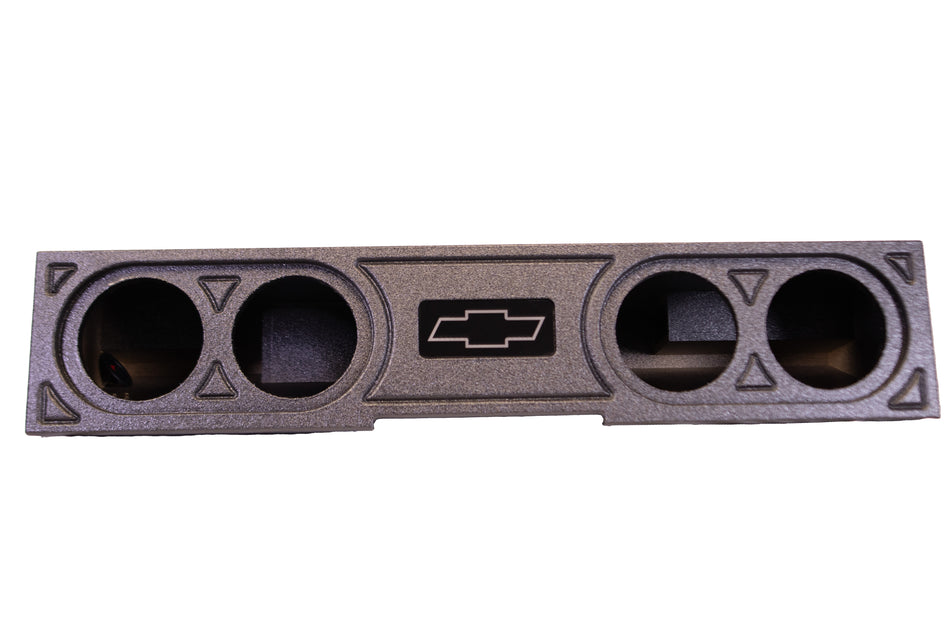 2019-2024 Chevy Silverado & GMC Sierra Double Cab & Crew Cab Ported Enclosure for four 8" subwoofers.