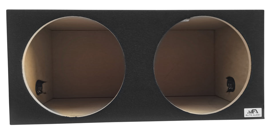 ELITE AUDIO EBOX-SSD15: Premium Sealed Single 15" Subwoofer Enclosure with OEM-Grade Plush Carpet, 3/4" Durable MDF Construction, High-Current Spring-Loaded Terminal Cups for Enhanced Bass & Sound Quality