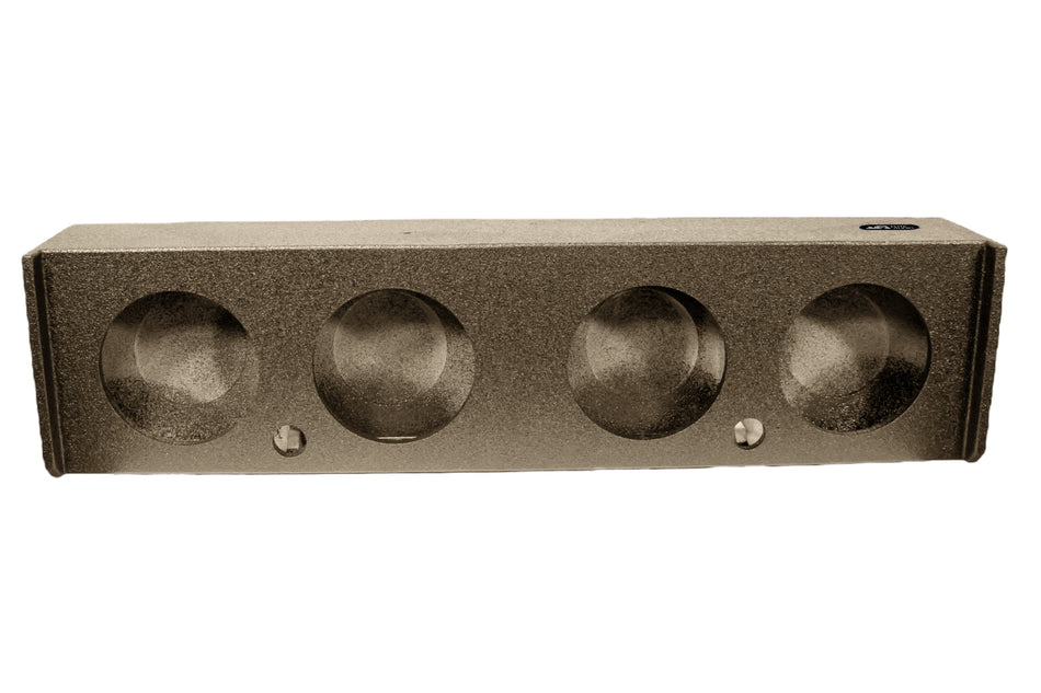Elite Audio Enclosures | Ford F-150 Crew Cab 2009+ Quad 10" -  USA Made Subwoofer Box with Bed Liner Spray Finish
