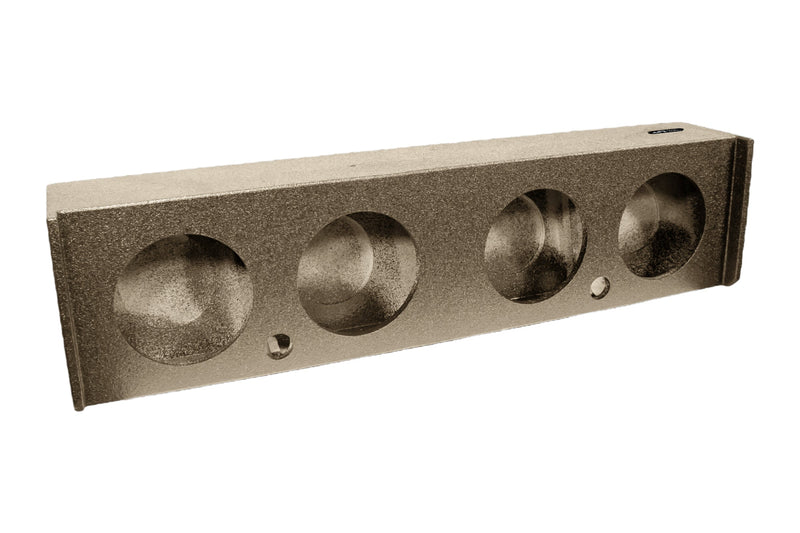 Elite Audio Enclosures | Ford F-150 Crew Cab 2009+ Quad 10" -  USA Made Subwoofer Box with Bed Liner Spray Finish