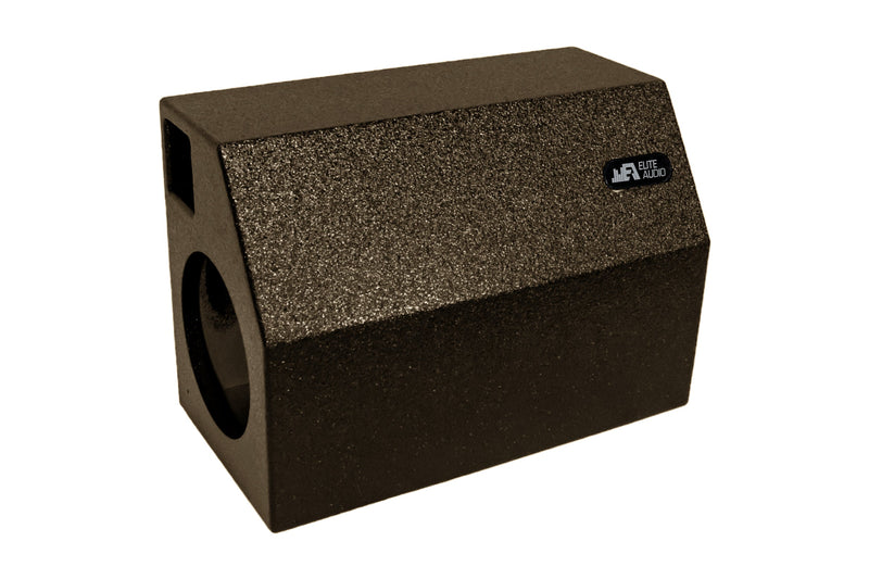 Elite Audio Enclosures | GM Single Cab Single 8" Ported -  USA Made Subwoofer Box with Bed Liner Spray Finish