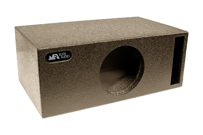 USA‑made single 8″ ported subwoofer box