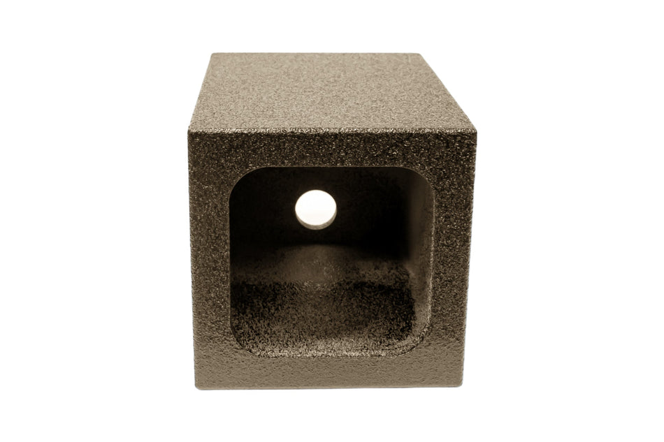 Elite Audio Enclosures | Universal Single Sealed 8" -  USA Made Subwoofer Box with Bed Liner Spray Finish