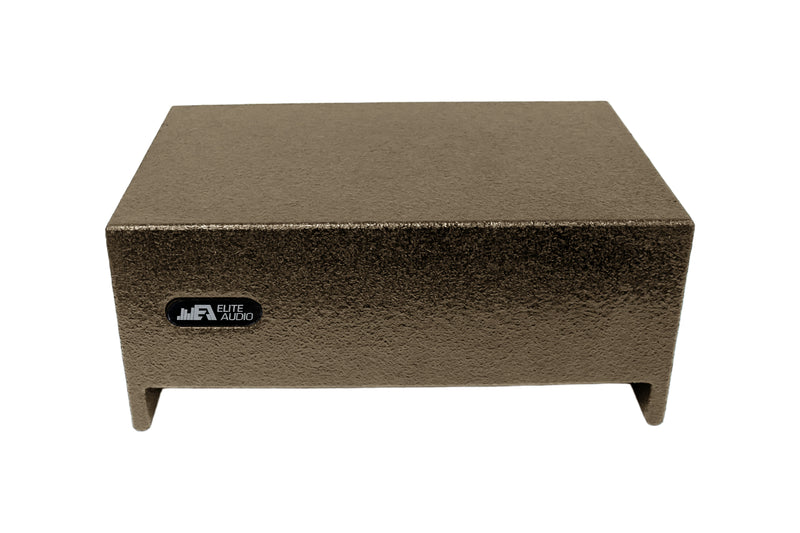 USA-made single 8″ sealed downfire truck subwoofer box