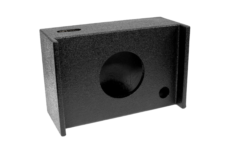 EAG Enclosures | Single 8" Sealed Universal Truck Downfire - Premium USA Made Subwoofer Box with Bed Liner Spray Finish