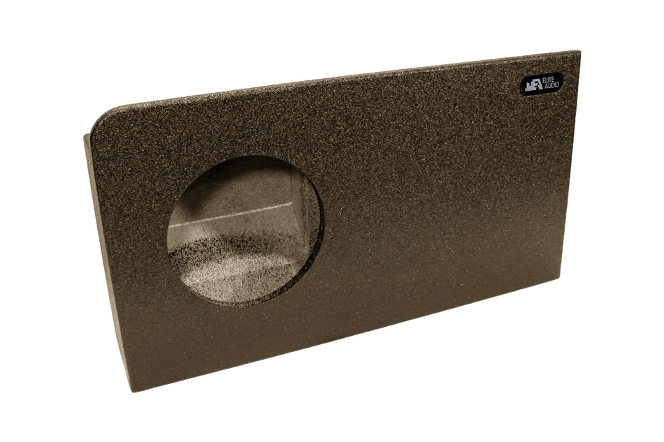 Bed-liner spray finished sealed subwoofer enclosure