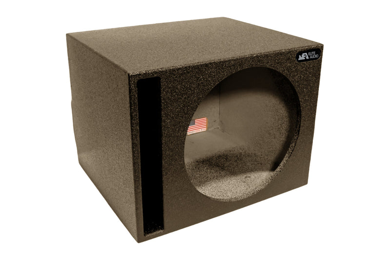 USA-made single 15″ ported subwoofer box