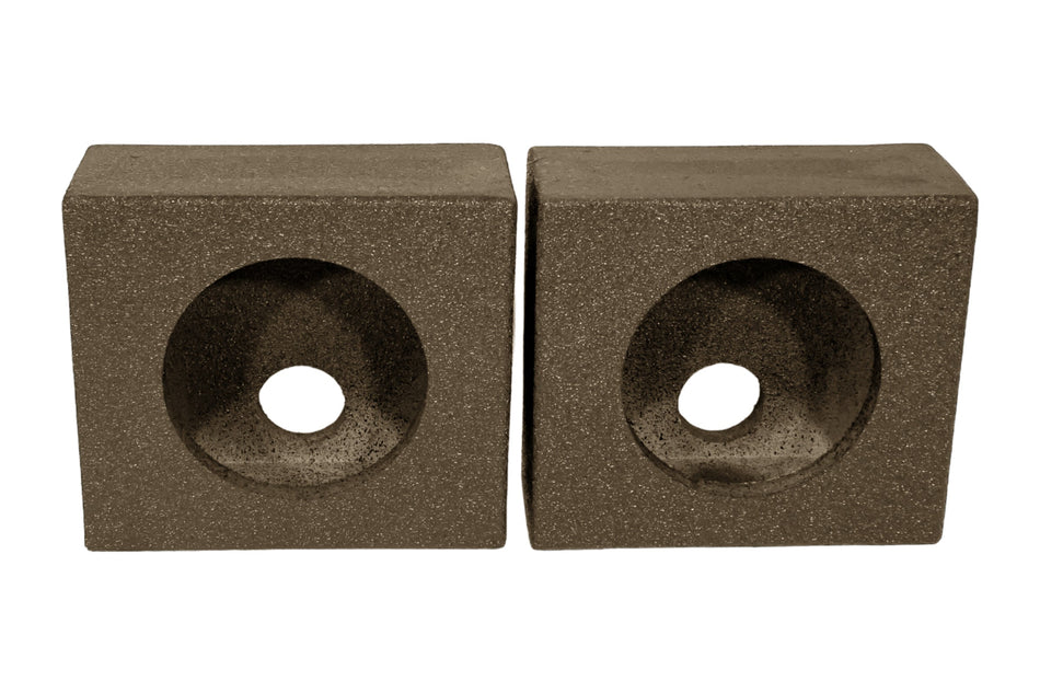 Elite Audio Enclosures | Universal Pair 6.5" -  USA Made Speaker Boxes with Bed Liner Spray Finish