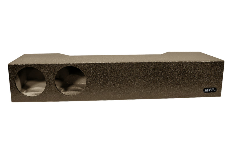 Elite Audio Enclosures | Dodge RAM 2019+ Crew Cab Dual 8" Ported -  USA Made Subwoofer Box with Bed Liner Spray Finish