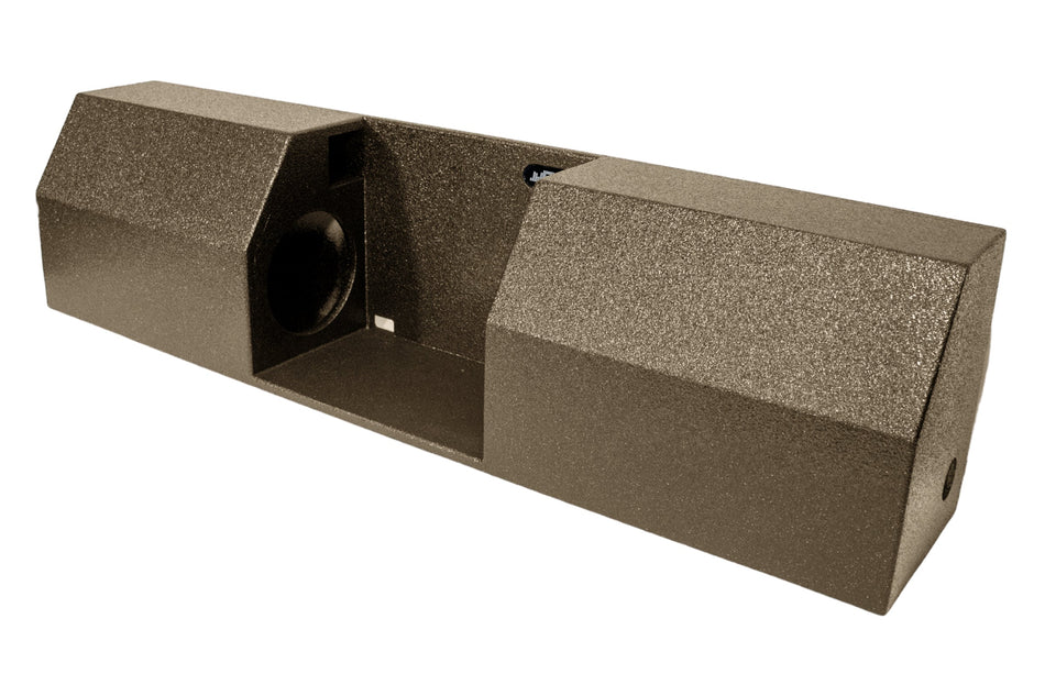 Elite Audio Enclosures | GM Single Cab Dual 8" Ported -  USA Made Subwoofer Box with Bed Liner Spray Finish