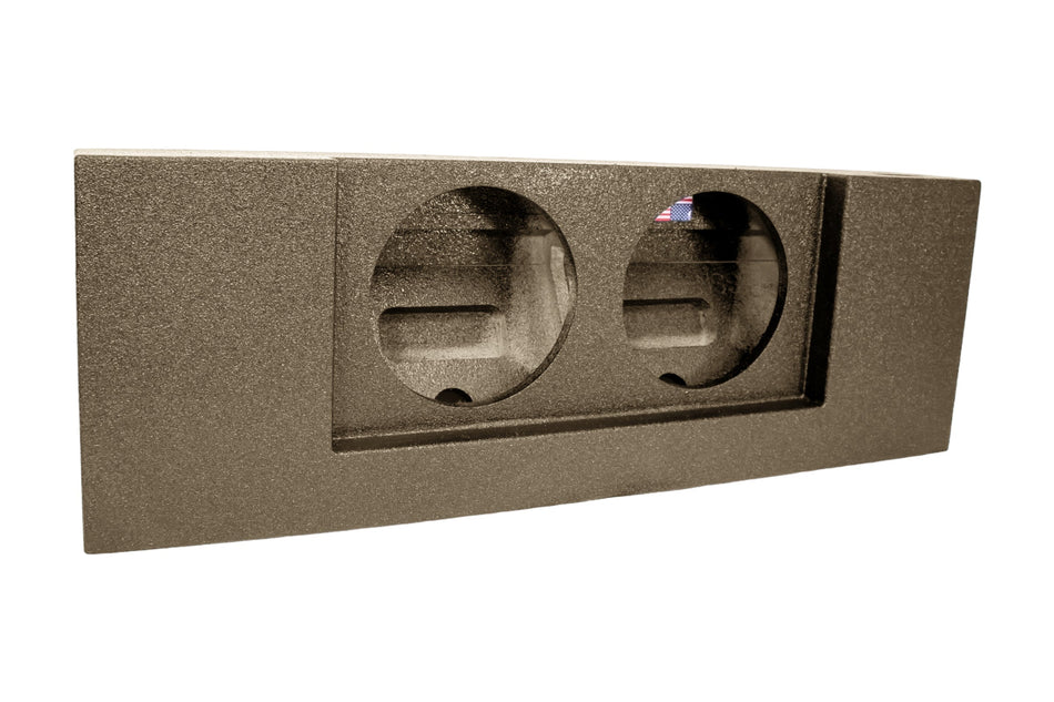 Elite Audio Enclosures | Chevy Colorado 2015+ Dual 10" Sealed  -  USA Made Subwoofer Box with Bed Liner Spray Finish