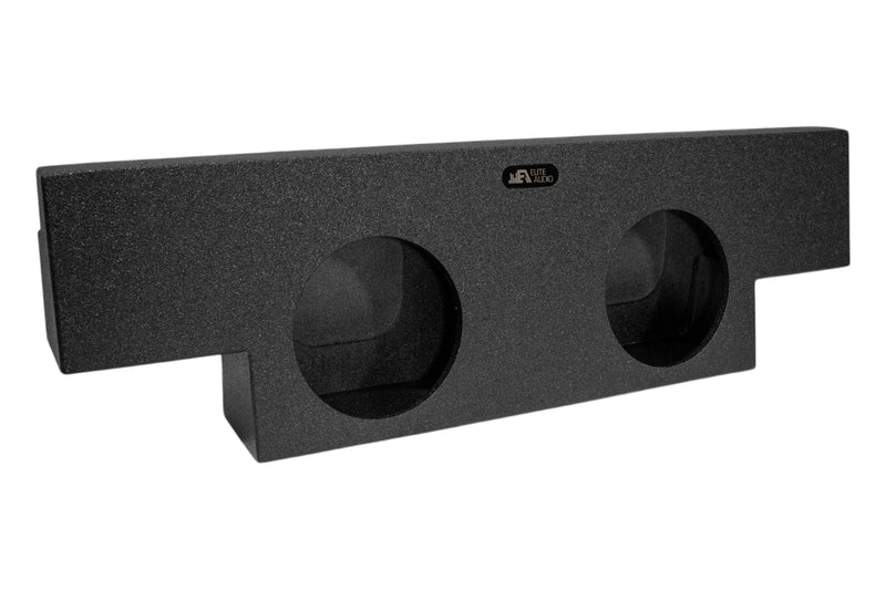 EAG Enclosures | GMC Sierra / Chevrolet Silverado Crew Cab 1999-2006 Dual 10" Sealed - Premium USA Made Subwoofer Box with Bed Liner Spray Finish