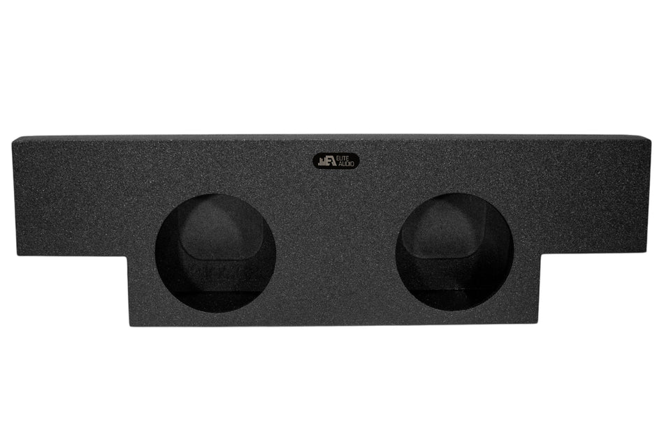 EAG Enclosures | GMC Sierra / Chevrolet Silverado Crew Cab 1999-2006 Dual 10" Sealed - Premium USA Made Subwoofer Box with Bed Liner Spray Finish