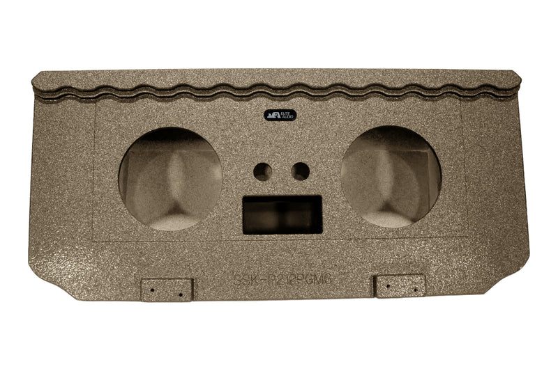 Elite Audio Enclosures | GM Chevy Avalanche 2002-2013 Dual 12" Ported  -  USA Made Subwoofer Box with Bed Liner Spray Finish