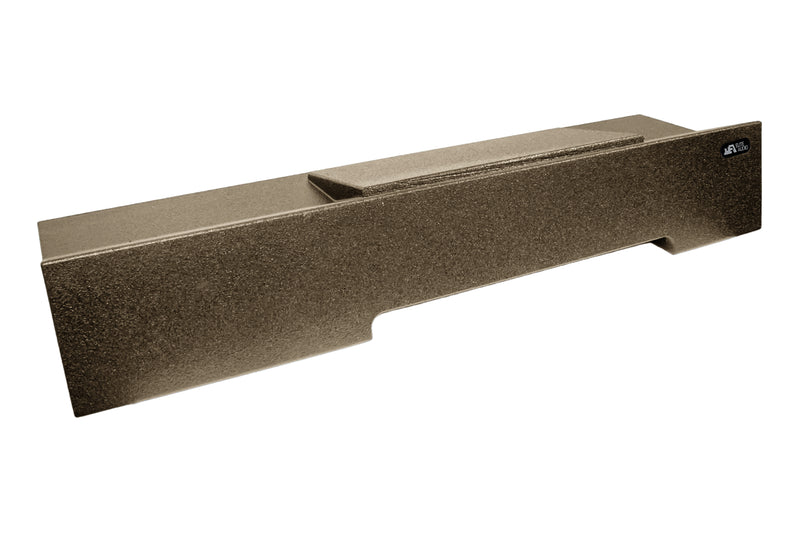 Elite Audio Enclosures | Ford F-250 / F-350 / F-450 Super Duty 2017+ Dual 12" Deluxe Sealed -  USA Made Subwoofer Box with Bed Liner Spray Finish