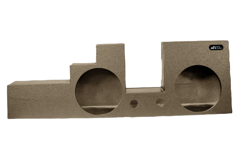 Elite Audio Enclosures | Ford F-250 / F-350 / F-450 Super Duty 2000-2016 Dual 12" -  USA Made Subwoofer Box with Bed Liner Spray Finish