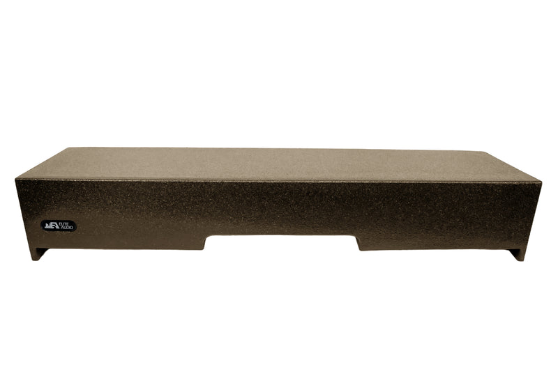 Elite Audio Enclosures | Nissan Titan 2004+ Crew Cab Dual 12" Sealed -  USA Made Subwoofer Box with Bed Liner Spray Finish