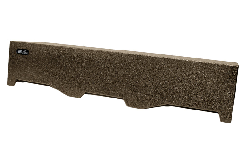 Elite Audio Enclosures | GMC Sierra / Chevrolet Silverado Crew Cab 2019+ Triple 10" Sealed -  USA Made Subwoofer Box with Bed Liner Spray Finish