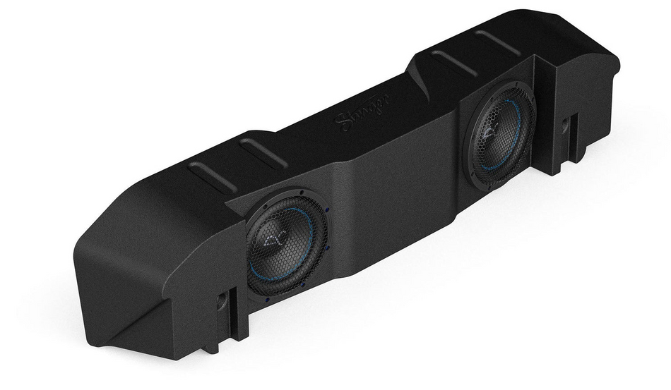 AudioControl TXJTD8 Jeep Gladiator JT 2020-2024 Dual 8" Under-Seat Vented Subwoofer Enclosure – 700W RMS / 1,000W Max Loaded Bass Box