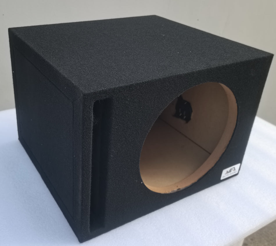 ELITE AUDIO EBOX-SVS12 | Single 12" Vented Subwoofer Enclosure - Plush OEM-Grade Carpet, 3/4" MDF with 1" Front Baffle, Pro-Tuned Ports, and Spring-Loaded Terminals for Superior Durability & Deep, Powerful Bass