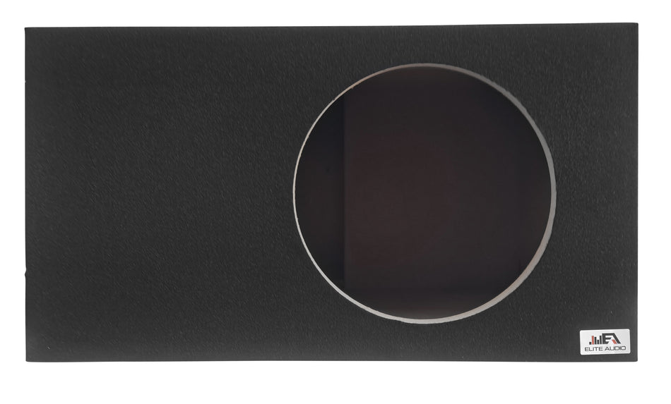 Elite Audio EBOX-SVS15SPL Single 15” Subwoofer Enclosure - Polyurethane Bed Liner Finish, Rear Side Port for SPL Bass, 1” MDF Heavy-Duty Construction, Pro-Tuned Ports, High-Current Terminals for Superior Sound Quality