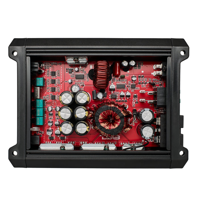 SXE Class D Monoblock Car Amplifier 1 x 500 Watts RMS @ 1 Ohm 1500 Watts - Compact Amplifier with Remote Subwoofer Level Control (Black)