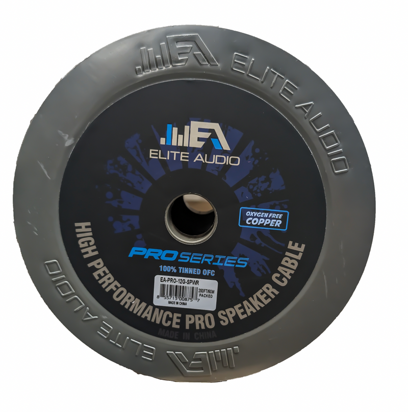 Elite Audio PRO 12G SPWR 200 FT TINNED 100% COPPER Blue/BLK