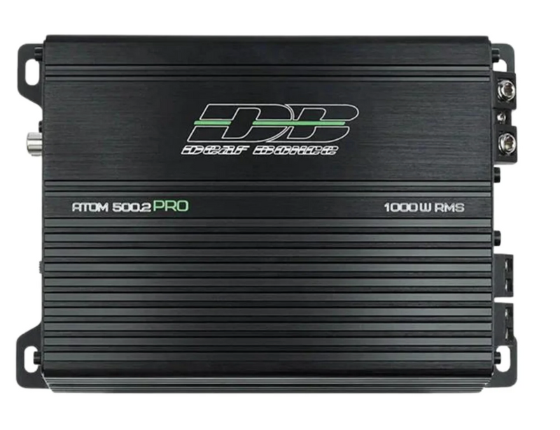 DEAF BONCE APOCALYPSE 500W 1 OHM 2-CHANNEL CLASS D AMPLIFIER ATOM-500.2 PRO