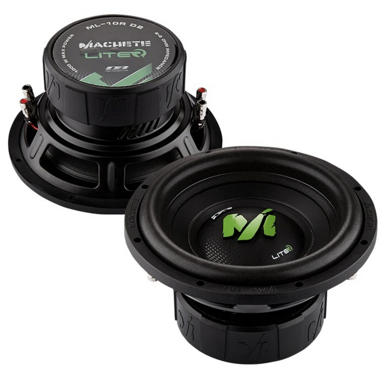 Deaf Bonce ML-10R D2 1000W Peak (500W RMS) 10” Machete Series Dual 2-Ohm Subwoofer