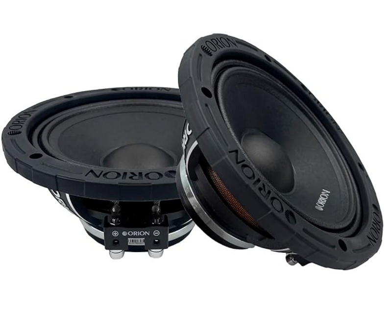 Orion HCCA64NDC HCCA Pro Audio 6.5" 350 Watt RMS Midrange Speakers 1400W Max 4 Ohm With Dust Cap PAIR