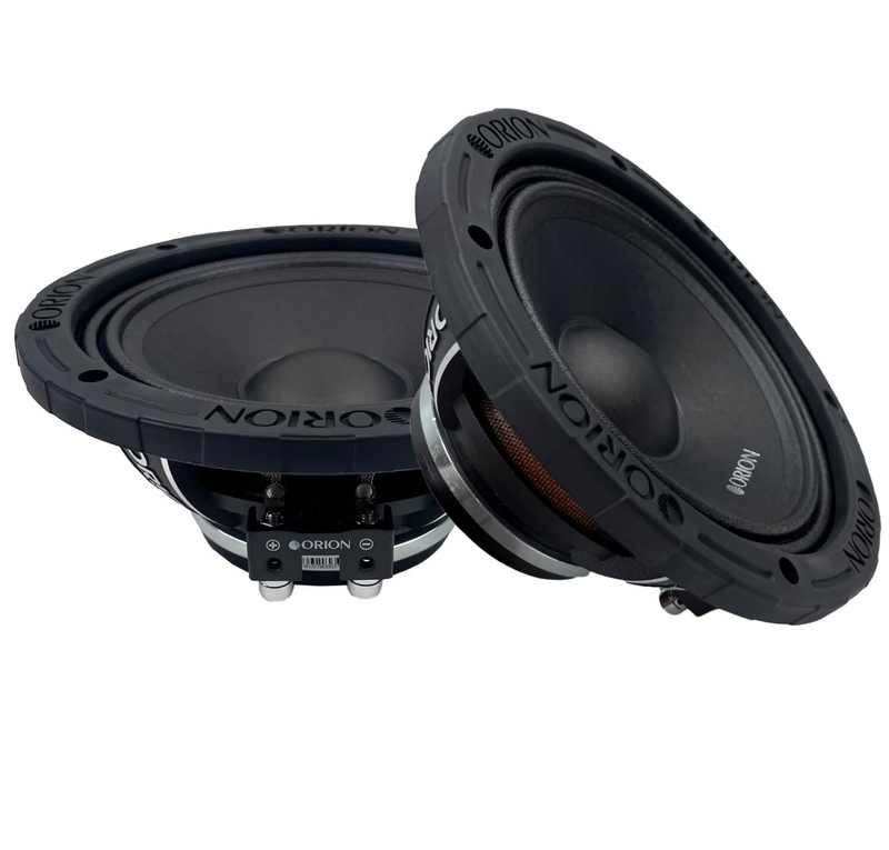ORION HCCA68NDC HCCA Series 6.5” Ultra Efficient Neodymium Midrange Dust Cap Loudspeaker, 1400W Max Power, 350W RMS, 8 Ohm, 1.5” Voice Coil - High Output Pro Car Audio, Premium Quality Speaker (Pair)