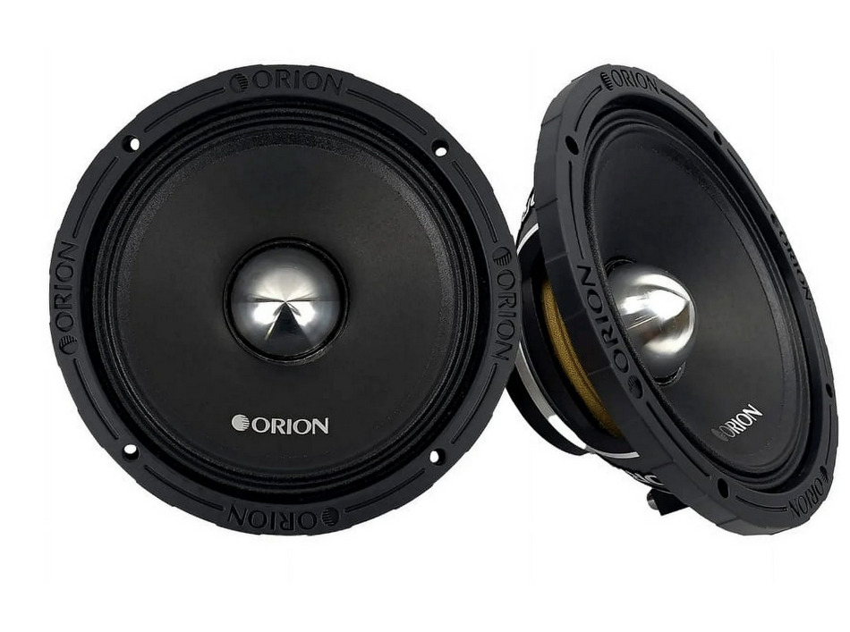Orion HCCA84NDC HCCA Pro Audio 8" 400 Watt RMS Midrange Speakers 1600W Max 4 Ohm with Dust Cap