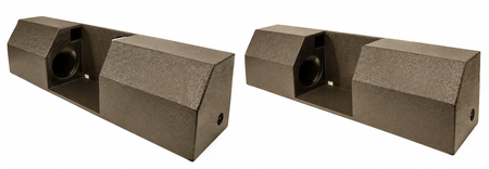 Elite Audio Dual 8" Ported Subwoofer Box, Toyota Single Cab