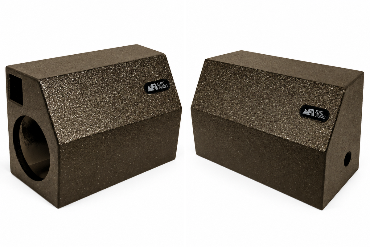 Elite Audio Single 8" Ported Subwoofer Box, GM Single Cab