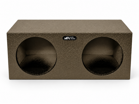 Universal Dual 15” Sealed - Premium USA Made Subwoofer Box with Bed Liner Spray Finish