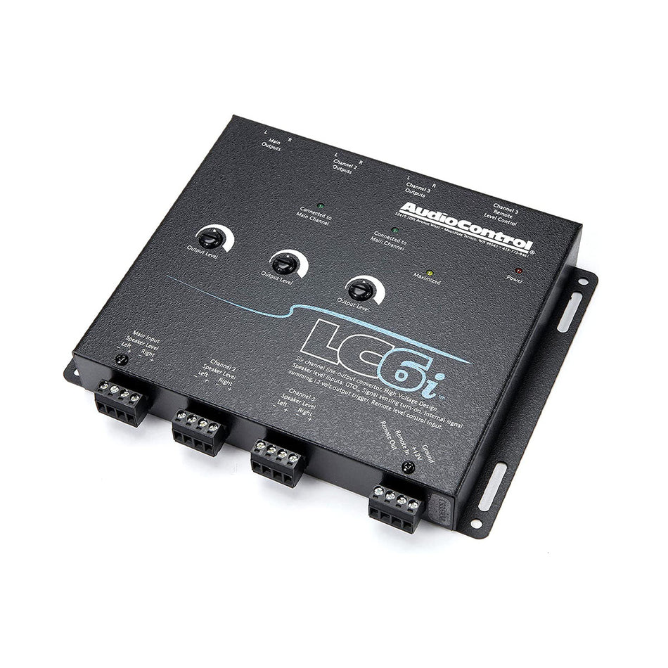 AudioControl LC6i Black 6-Channel Line Out Converter with Internal Summing